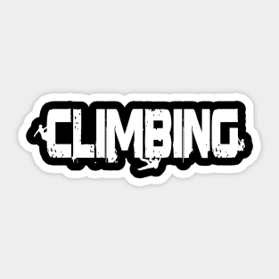 climbing people Sticker